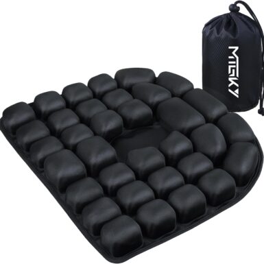 Sondor Travel Cushion,Portable & Adjustable Airplane seat Cushion for Long Flights,Inflatable Cushion for Wheelchair, Travel,Driving