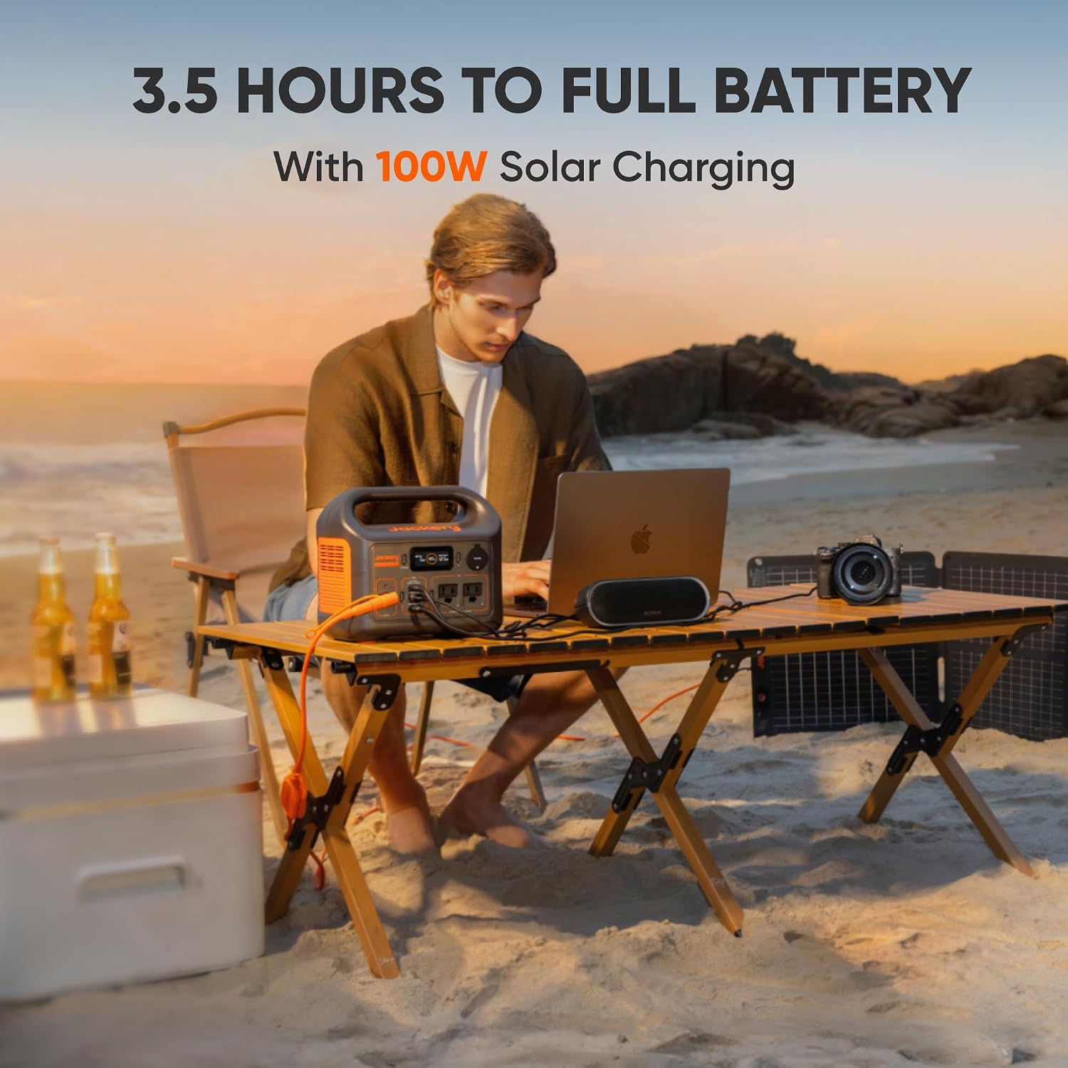 Jackery Explorer 300 Portable Power Station,292Wh | Backup LiFePO4 Battery, Solar Generator for Outdoors, Camping, Travel, Hunting, Blackout (Solar Panel Optional) - Image 6