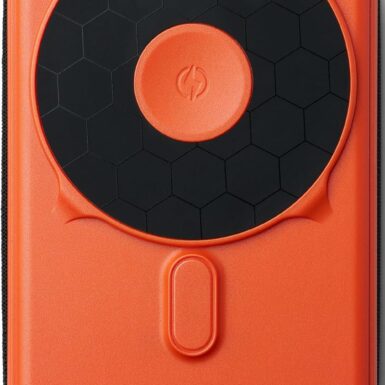 Ridge 20W Magnetic Power Bank Battery Pack 10,000mAh - Fast Charging, Compatible with MagSafe - Portable Charger Flight-Safe Travel Powerbank - Built-in Cables & Magnetic Attachment (Basecamp Orange)